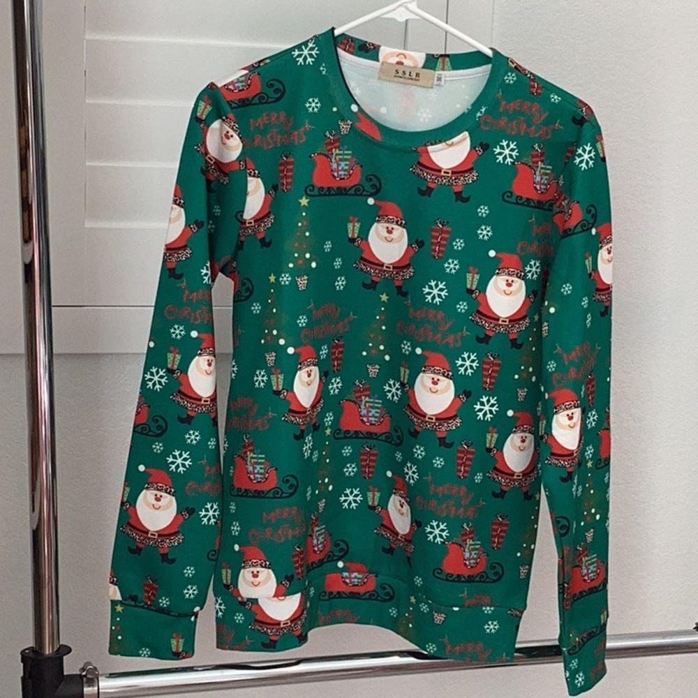 SSLR Merry Christmas Shirt, Size Medium, new without tags.